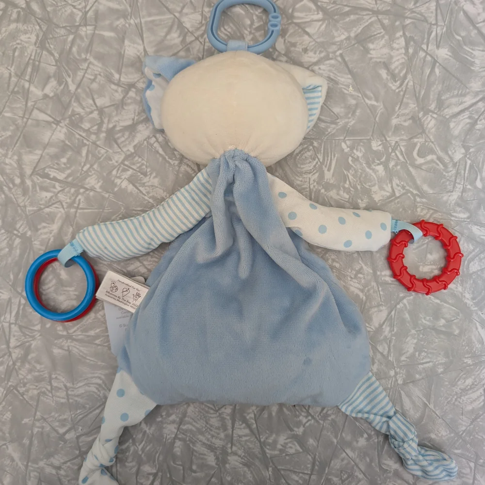 Bunnies by the Bay Blue Dog Lovey - Skipit's Activity Toy - Picture 4 of 7